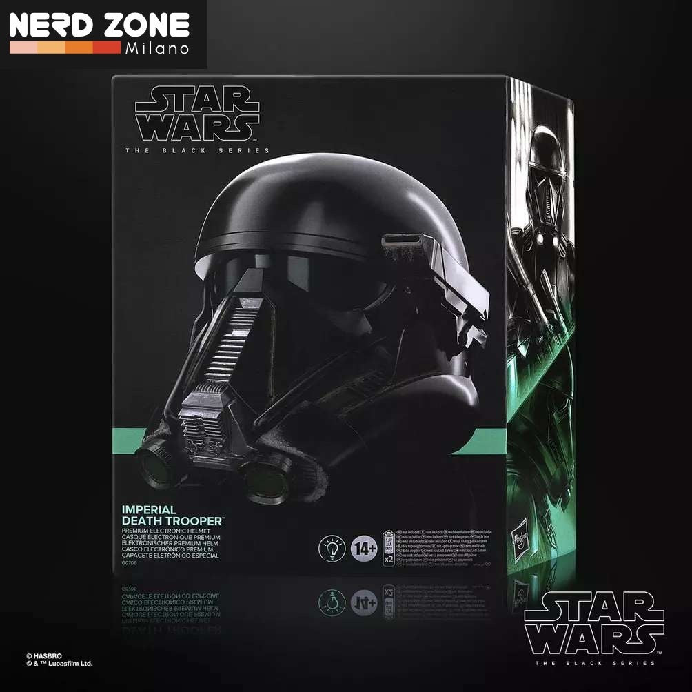 HASBRO - Star Wars Black Serie Rogue One Imperial Death Trooper Electronic Helmet