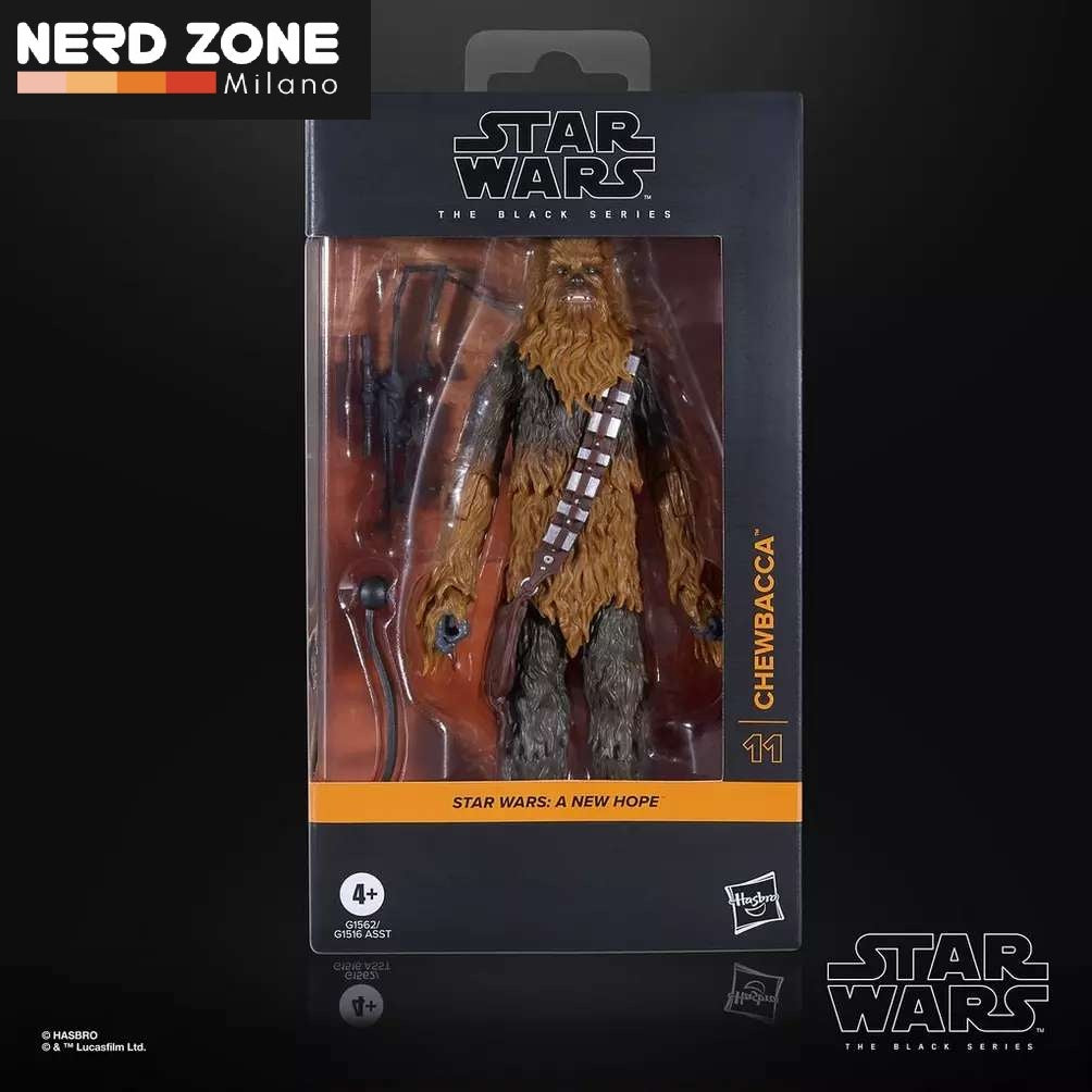 HASBRO - STAR WARS Black Series A New Hope Chewbacca Action Figure
