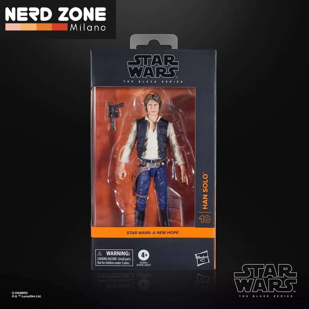 HASBRO - STAR WARS Black Series A New Hope Han Solo Action Figure