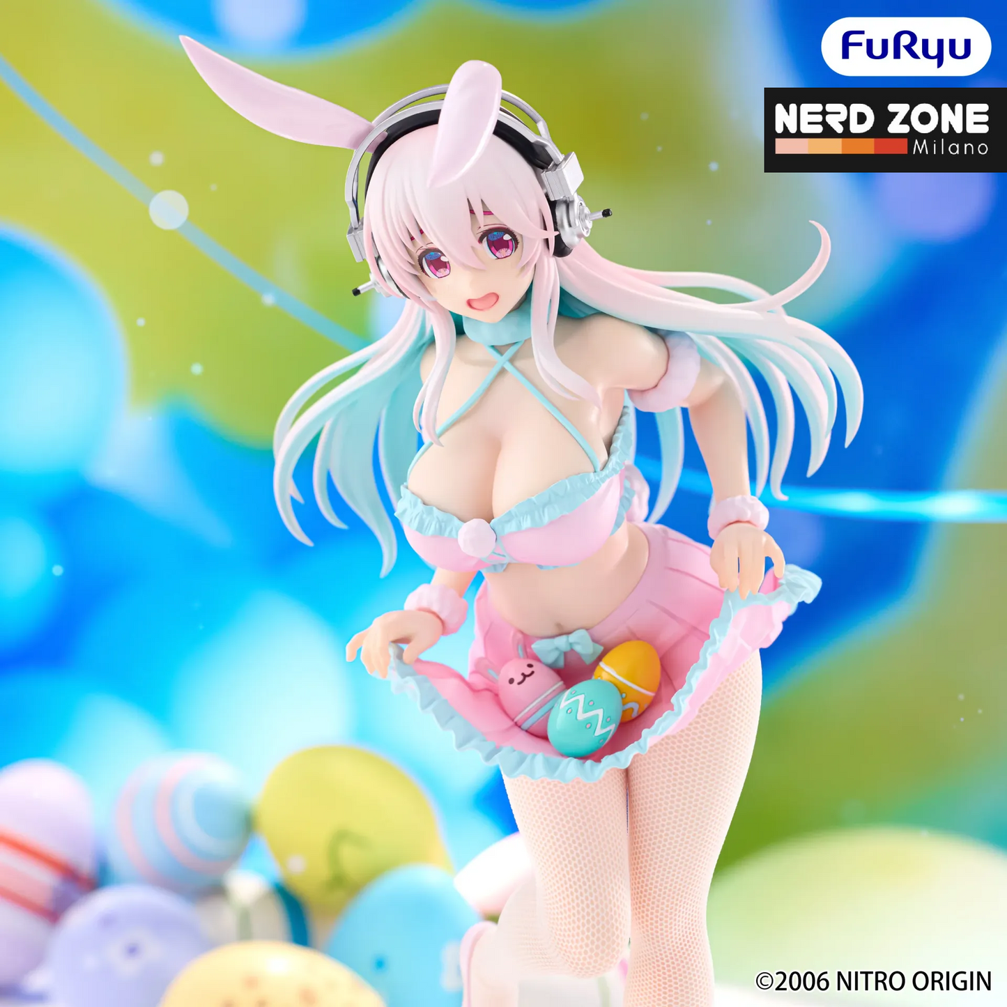 PRE ORDINE - FURYU - Super Sonico Pastel Easter Bicute Bunnies Figure
