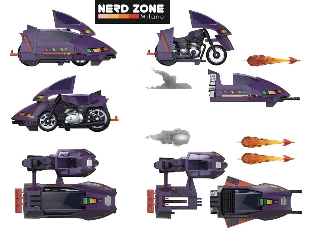 PRE ORDINE - THE LOYAL SUBJECTS - M.A.S.K. Wave 2 Vehicle SSC (Stealth Submarine Cycle)