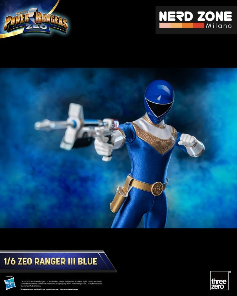 THREEZERO - Power Rangers Zeo FigZero Action Figure 1/6 Ranger III Blue 30 cm