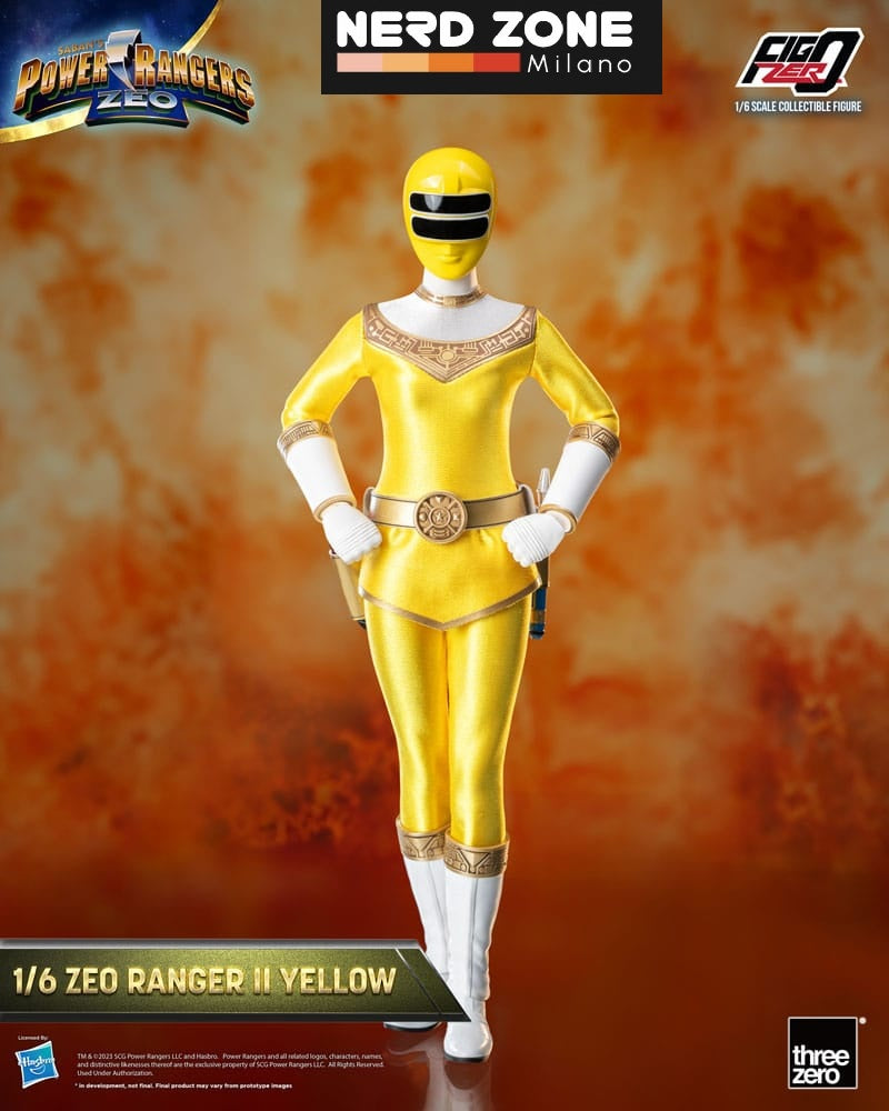 THREEZERO - Power Rangers Zeo FigZero Action Figure 1/6 Ranger II Yellow 30 cm