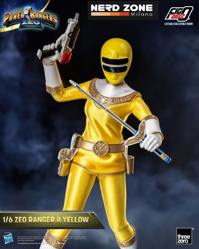 THREEZERO - Power Rangers Zeo FigZero Action Figure 1/6 Ranger II Yellow 30 cm