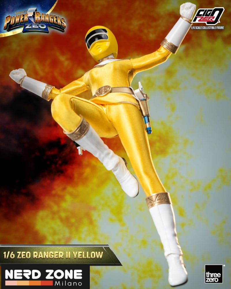 THREEZERO - Power Rangers Zeo FigZero Action Figure 1/6 Ranger II Yellow 30 cm