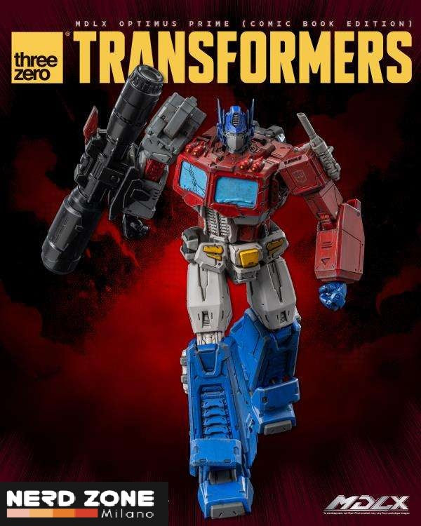 PRE ORDINE - THREEZERO - Transformers Mdlx Optimus Prime (Comic Book Edition) Action Figure
