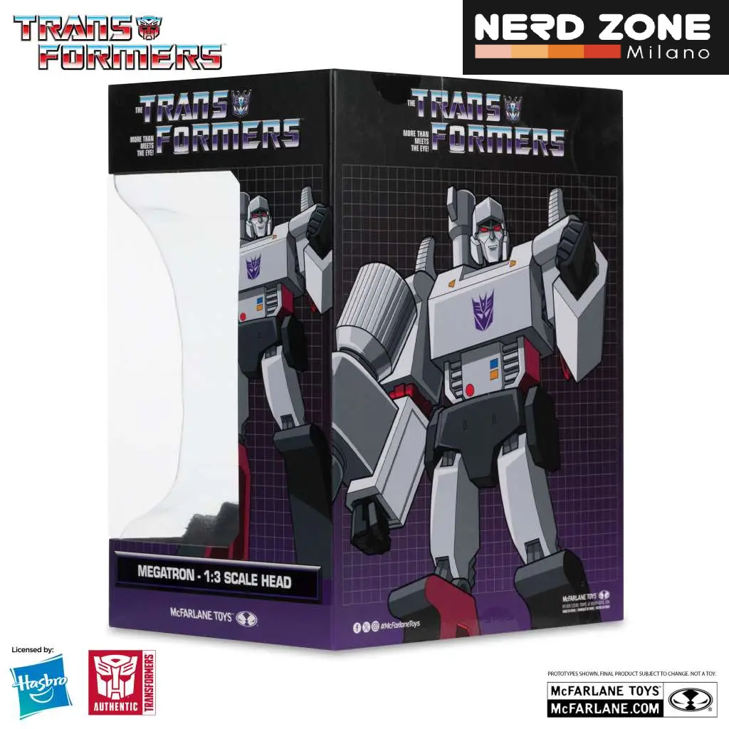 McFARLANE TOYS 2025 - Transformers 1:3 Head Replica Megatron