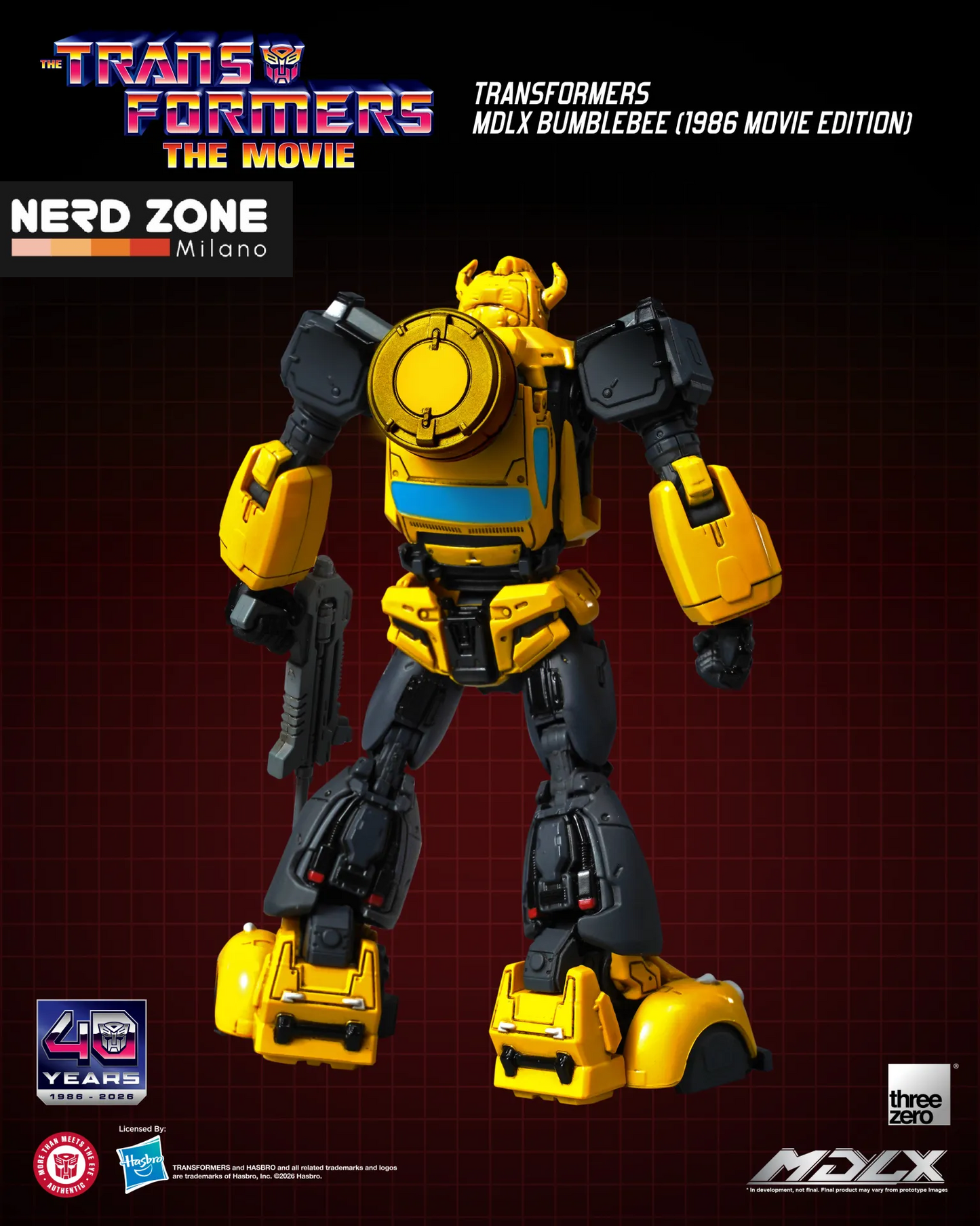 PRE ORDINE - THREEZERO - Transformers Mdlx Bumblebee 1986 Movie Edition Action Figure