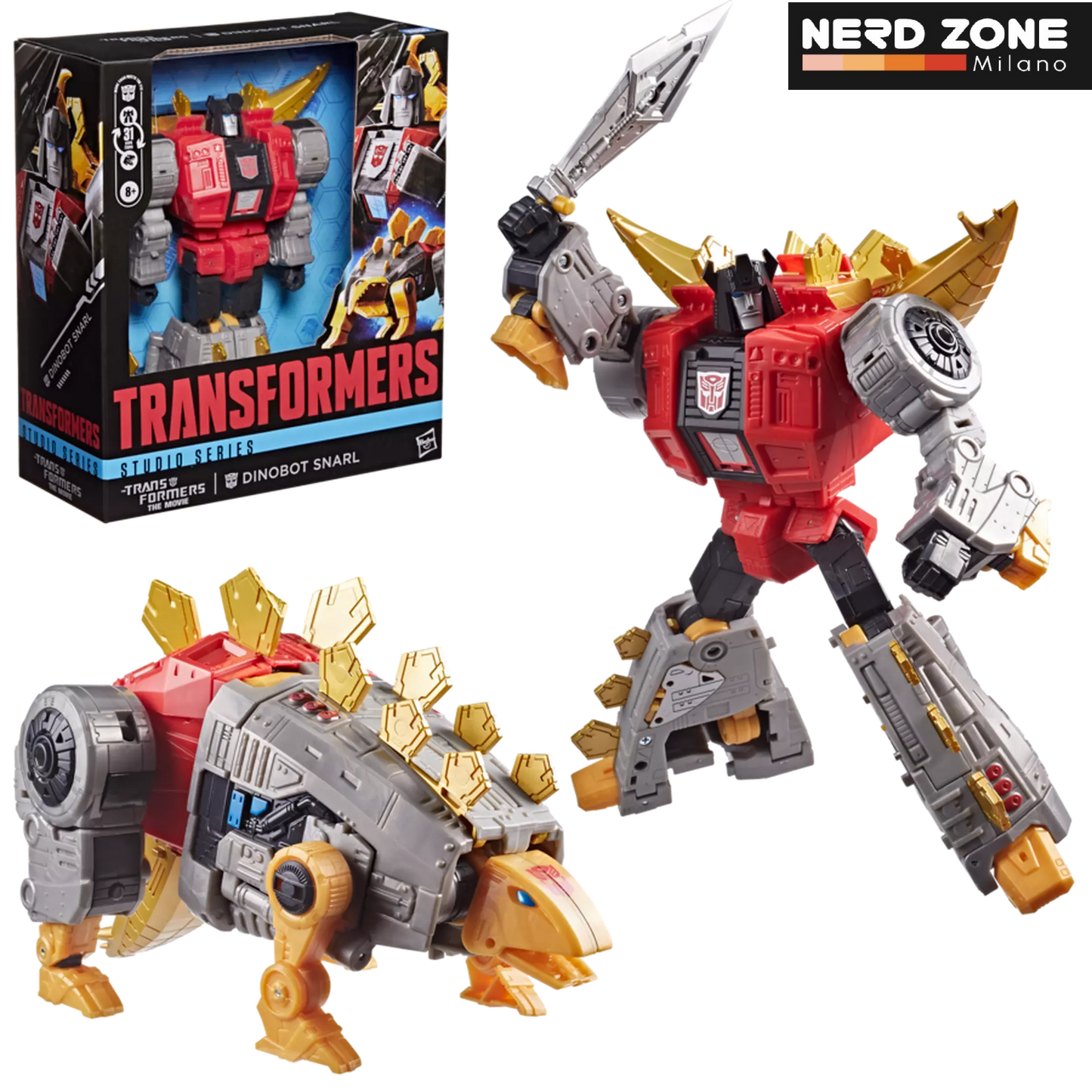 PRE ORDINE - HASBRO - Transformers Studio Series Transformers The Movie Dinobot Snarl Action Figure