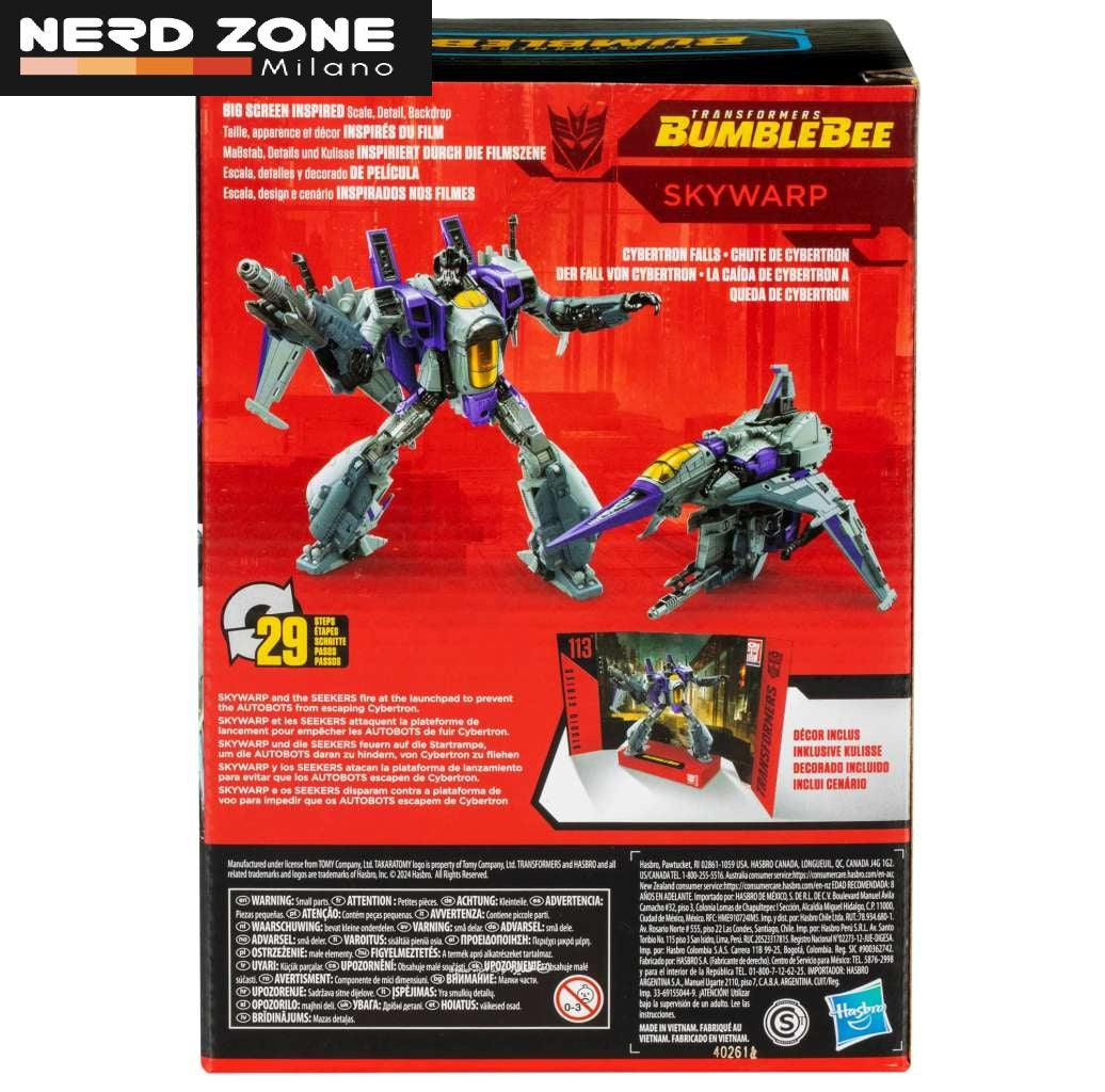 HASBRO - Transformers Studio Series - Bamblebee sSkywarp Action Figure