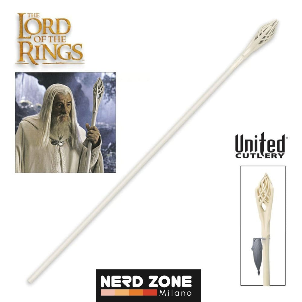 UNITED CUTLERY - LOTR Replica 1/1 Staff of Gandalf the White 185 cm