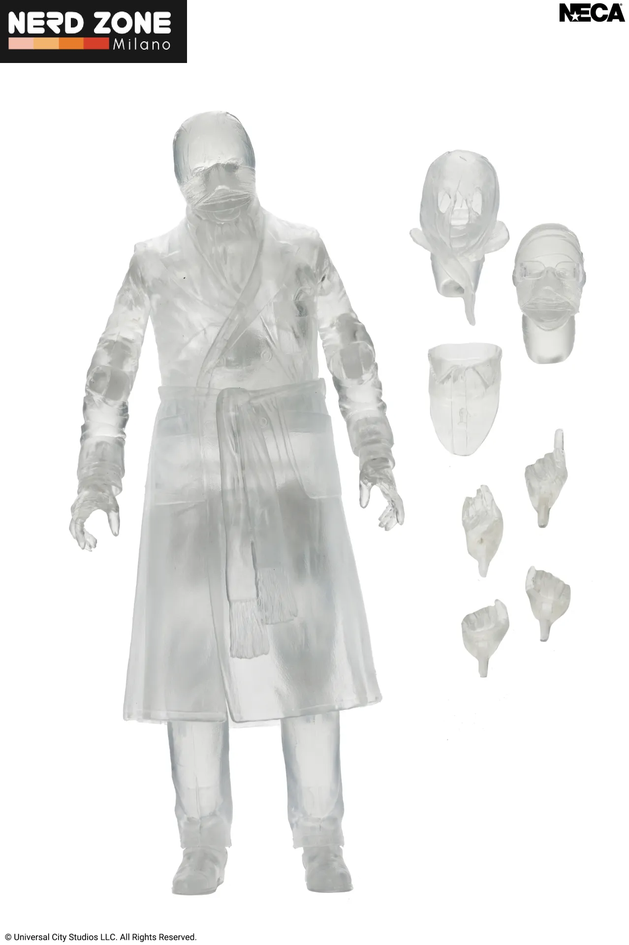 PRE ORDINE - NECA - Universal Monsters Invisible Man Invisible Action Figure