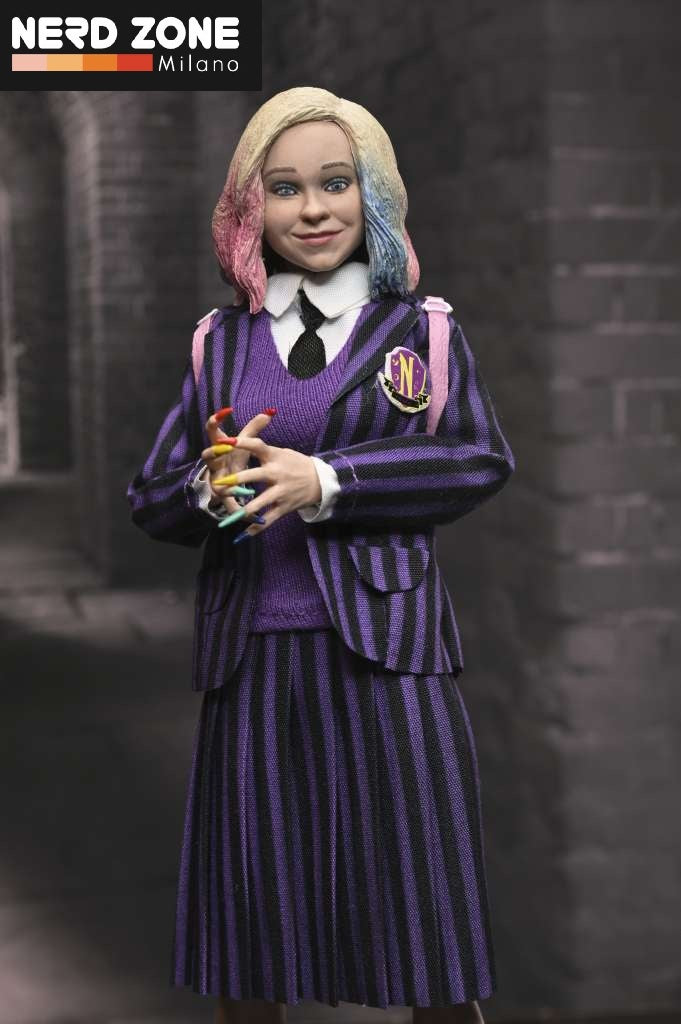 NECA - Wednesday enid & wednesday nevrmore uniform 2pack clothed af