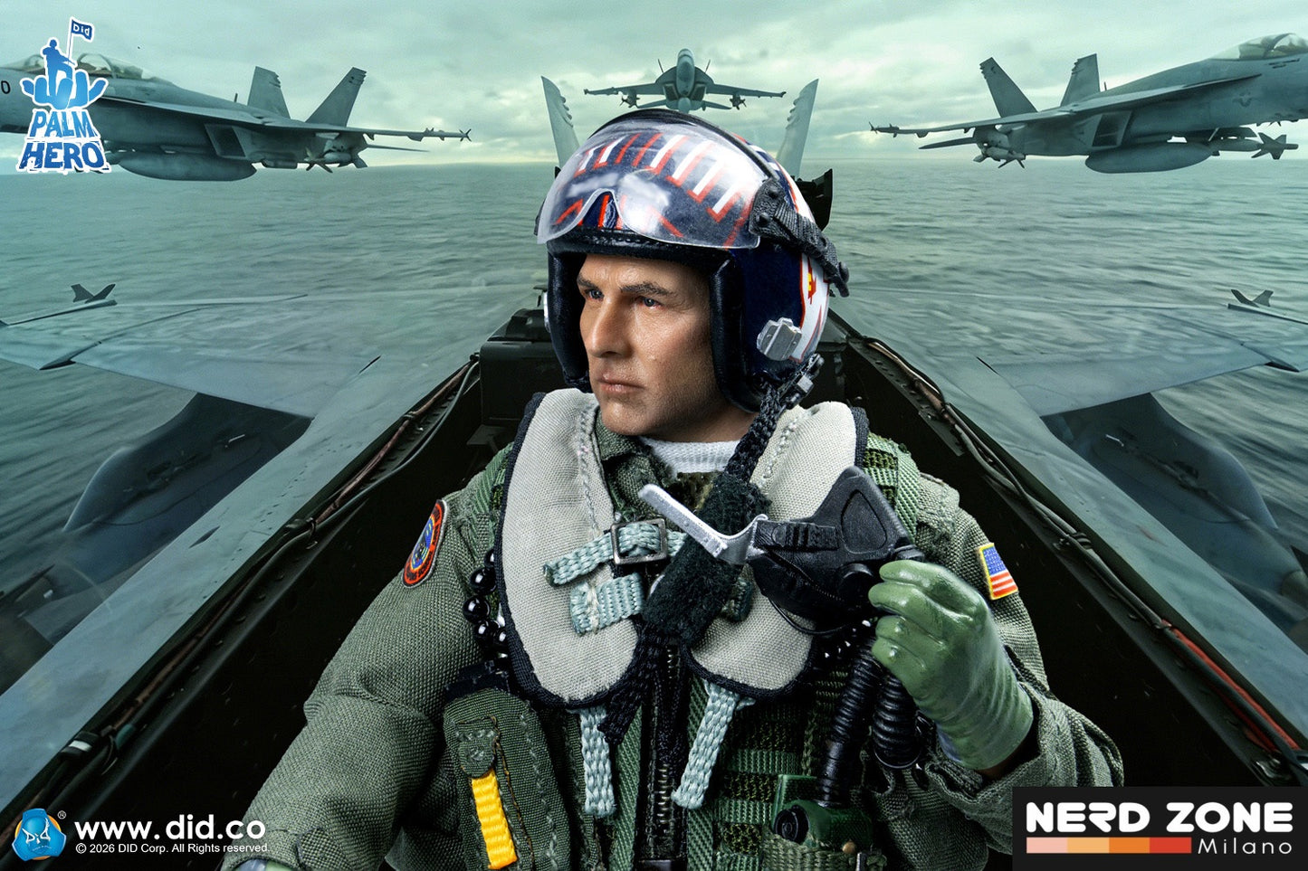 PRE ORDINE DID Corp. 1/12 - XM80031 1/12 The US Navy Fighter Weapons School Instructor F/A-18E Pilot – Captain Mitchell