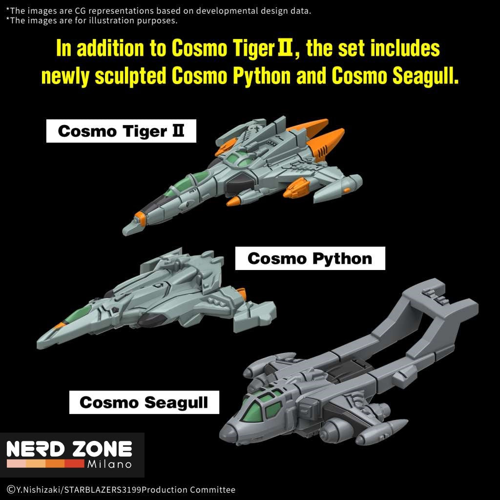 BANDAI GUNPLA - Yamato 3199 Efcf Hyuga Class Battlecarrier Dcv-01 Hyuga 1/1000