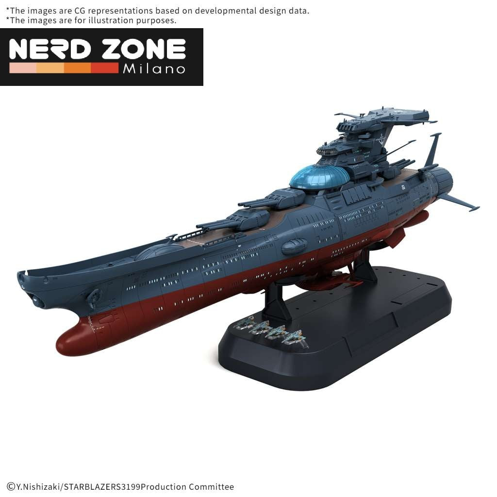 BANDAI GUNPLA - Yamato 3199 Experimental Ship Of Transcendental Dimension Bby-03 Ginga 1/1000