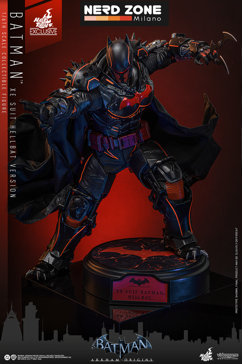 PRE ORDINE - Batman Arkham Origins 1/6 XE Suit Hellbat Version Hot Toys Exclusive 33 cm VGM73