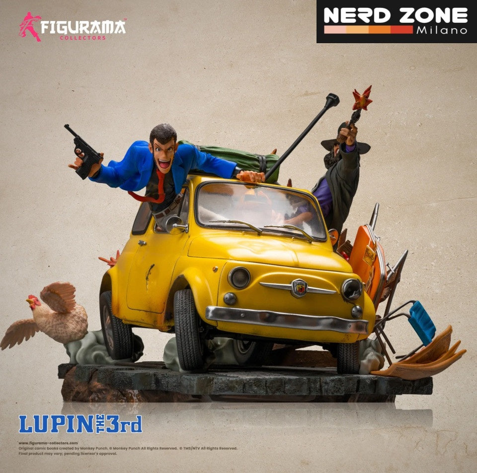 FIGURAMA COLLECTOR - Lupin III Elite Diorama Statua Lupin, Jigen e Fujiko 31 Cm 1/8