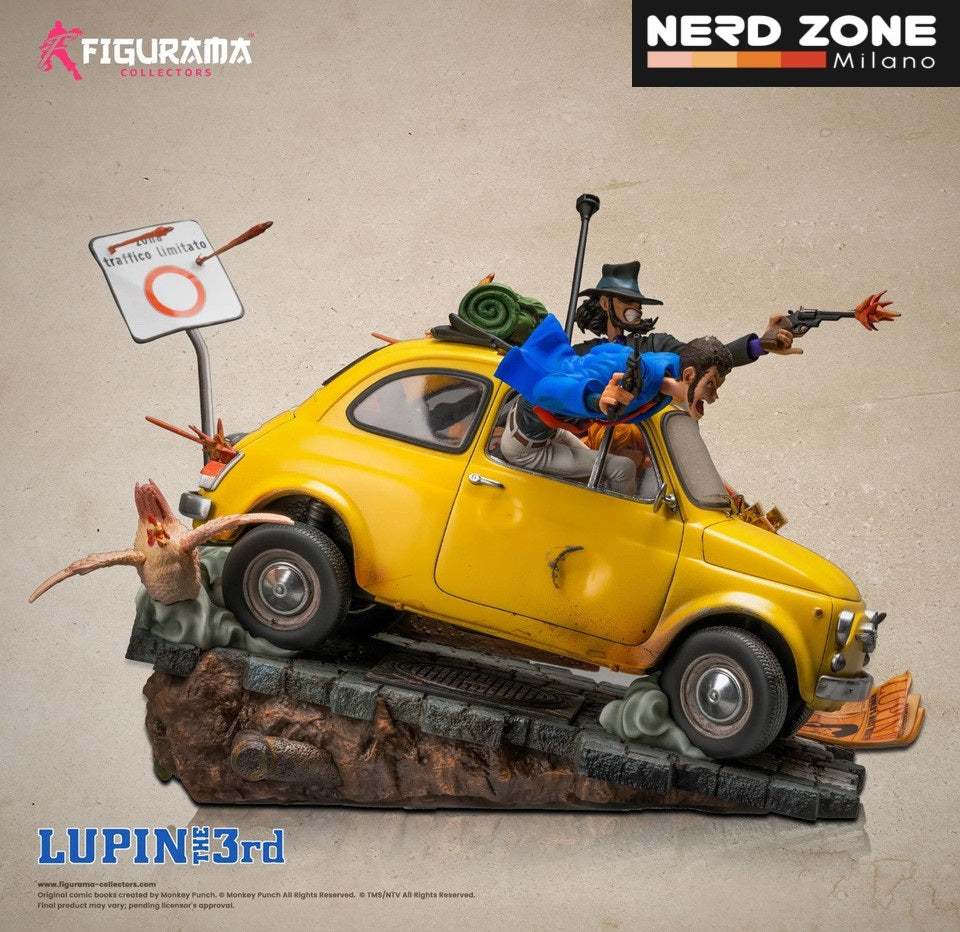 FIGURAMA COLLECTOR - Lupin III Elite Diorama Statua Lupin, Jigen e Fujiko 31 Cm 1/8