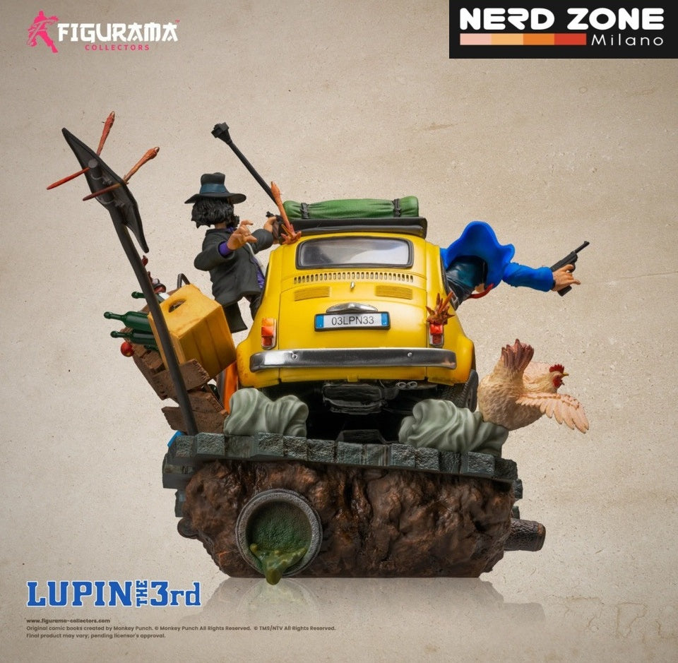 FIGURAMA COLLECTOR - Lupin III Elite Diorama Statua Lupin, Jigen e Fujiko 31 Cm 1/8