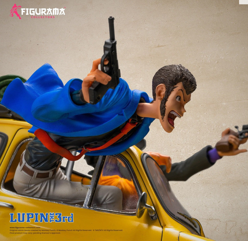 FIGURAMA COLLECTOR - Lupin III Elite Diorama Statua Lupin, Jigen e Fujiko 31 Cm 1/8