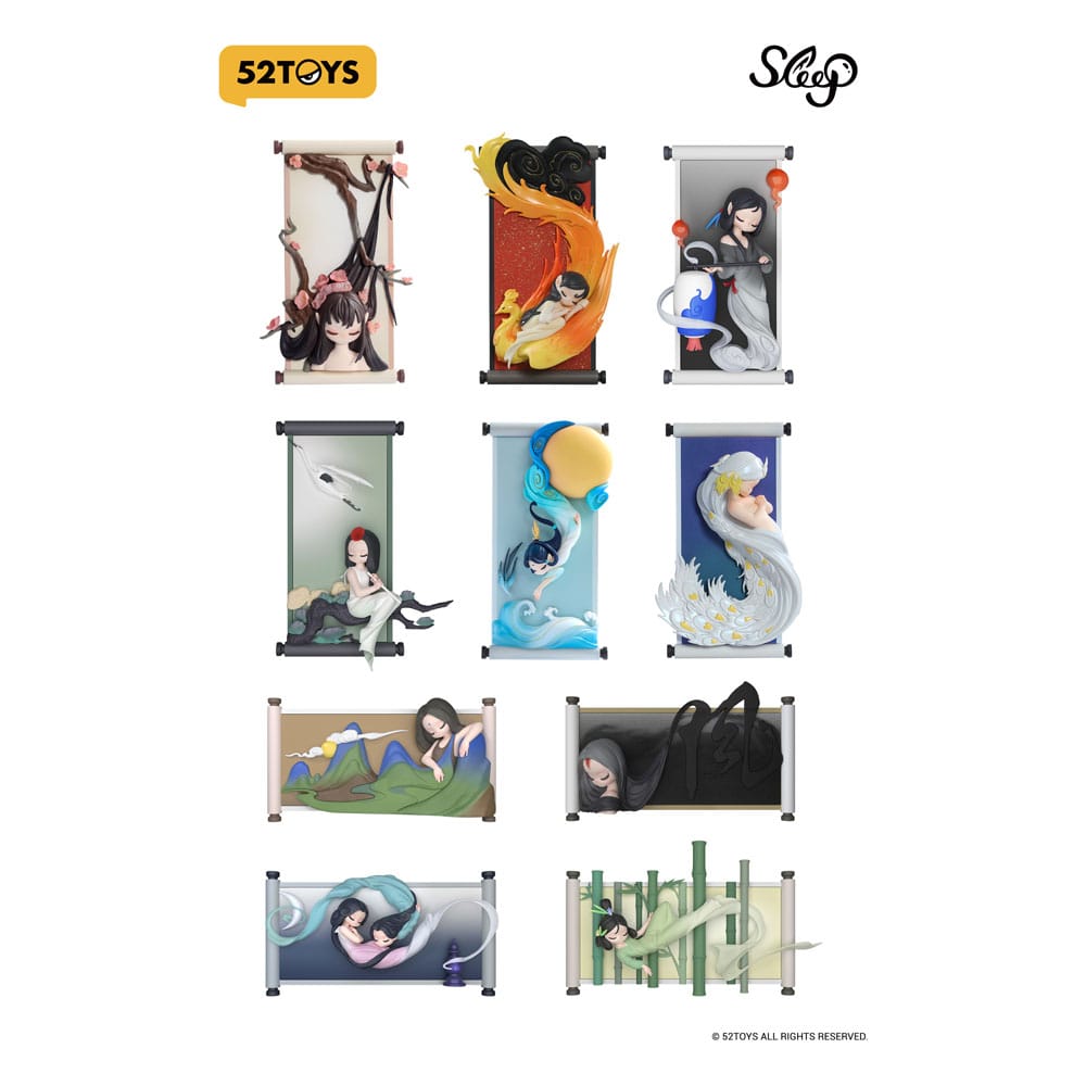Sleep Blind Box Figures Assortment Chinese Scrolls 10 cm (8)