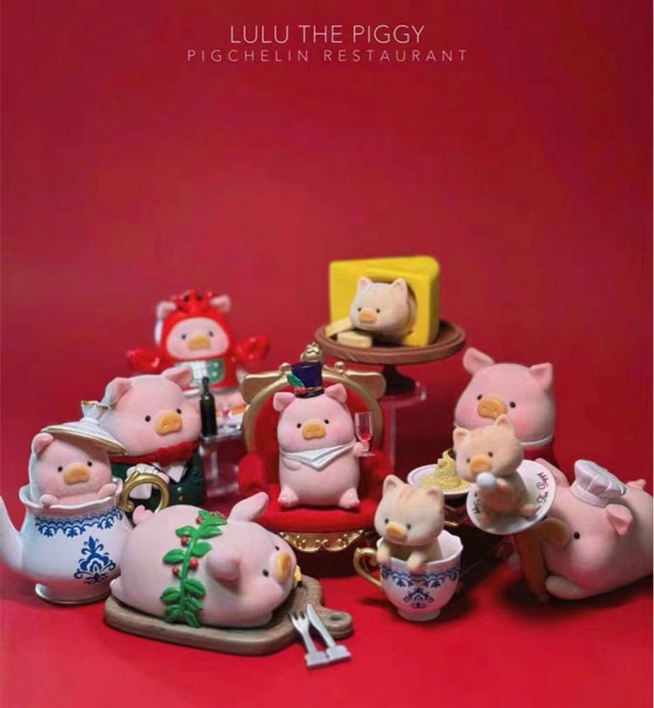 PRE ORDINE - Lulu Blind Box Figures Assortment The Pigchelin Restaurant 5 cm (8)