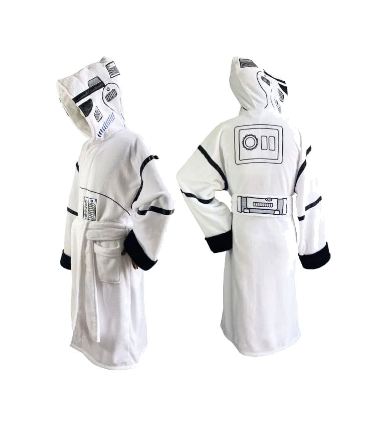 PRE ORDINE - Star Wars Original Stormtrooper Fleece Bathrobe Stormtrooper White