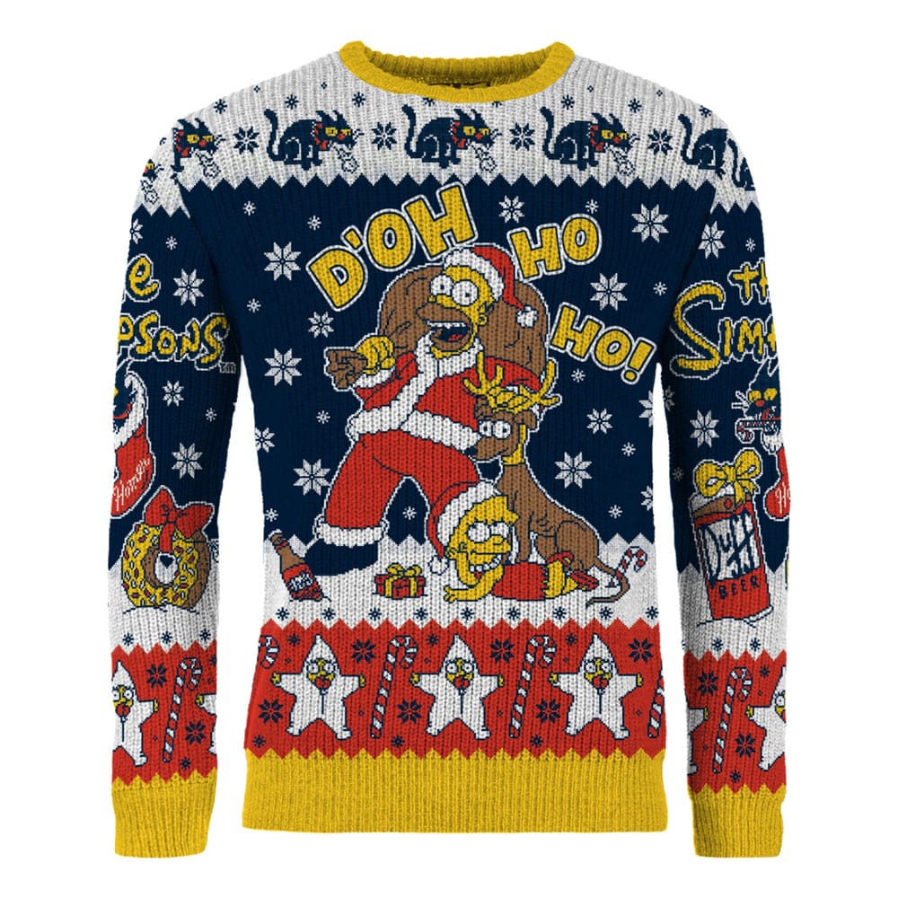 PRE ORDINE - Simpsons Christmas Sweater D'oh Ho Ho! Size L