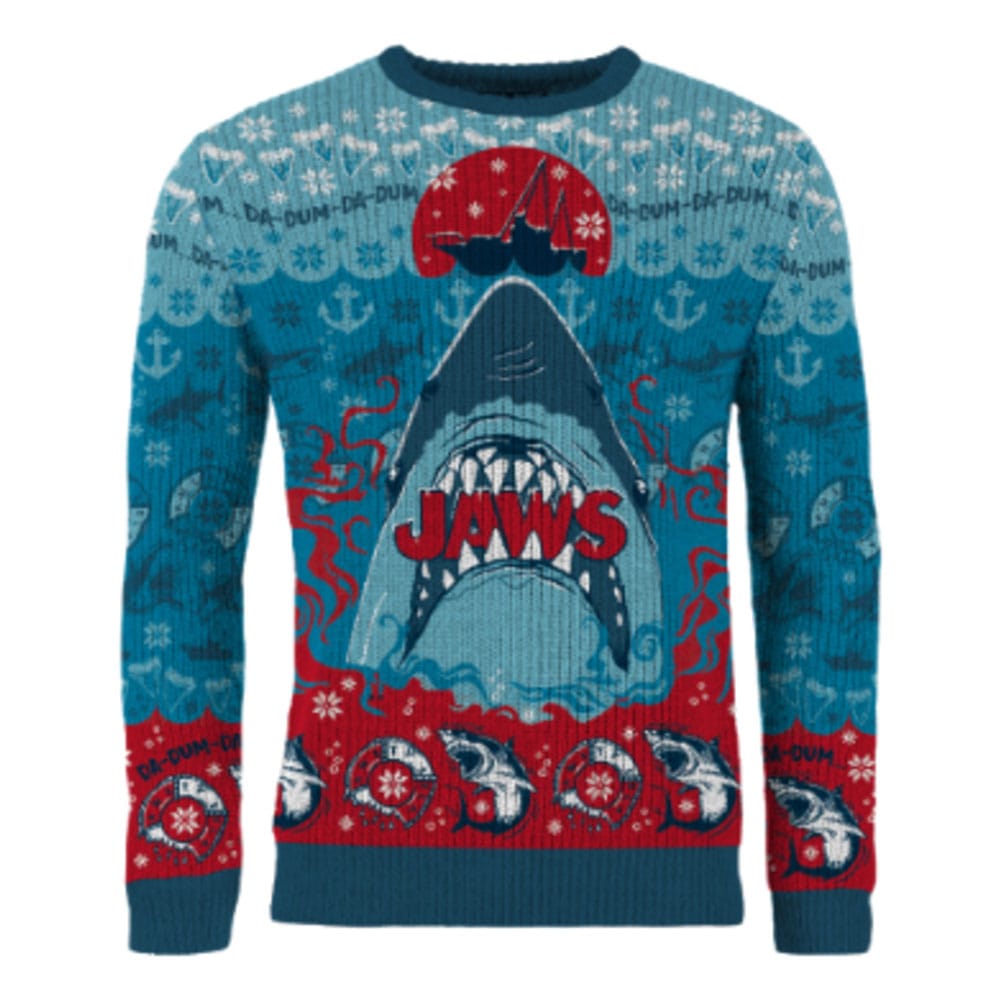 PRE ORDINE - Jaws Christmas Sweater Jaws Size L