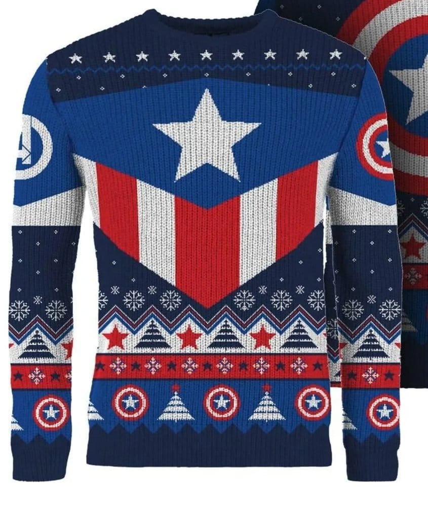 Captain America Christmas Sweater