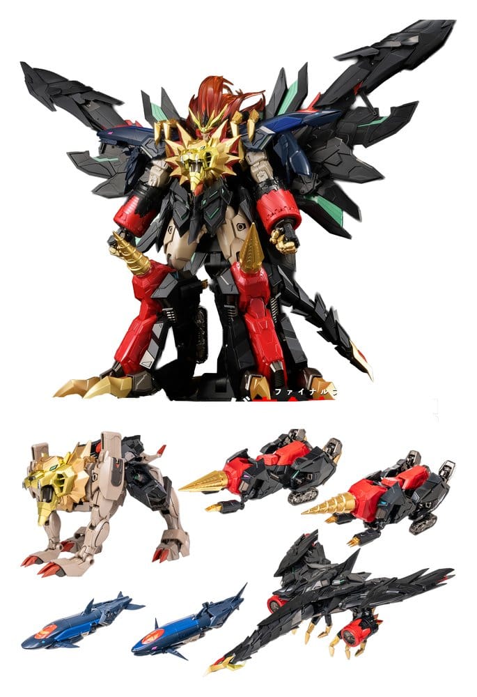 PRE ORDINE - The King of Braves GaoGaiGar Amakuni Kizin Model Kit Genesic GaoGaiGar 30 cm