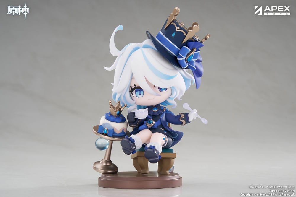 PRE ORDINE - Genshin Impact PVC Statue Furina Amai Gogo no Sanbika Chibi Chara Ver. 13 cm