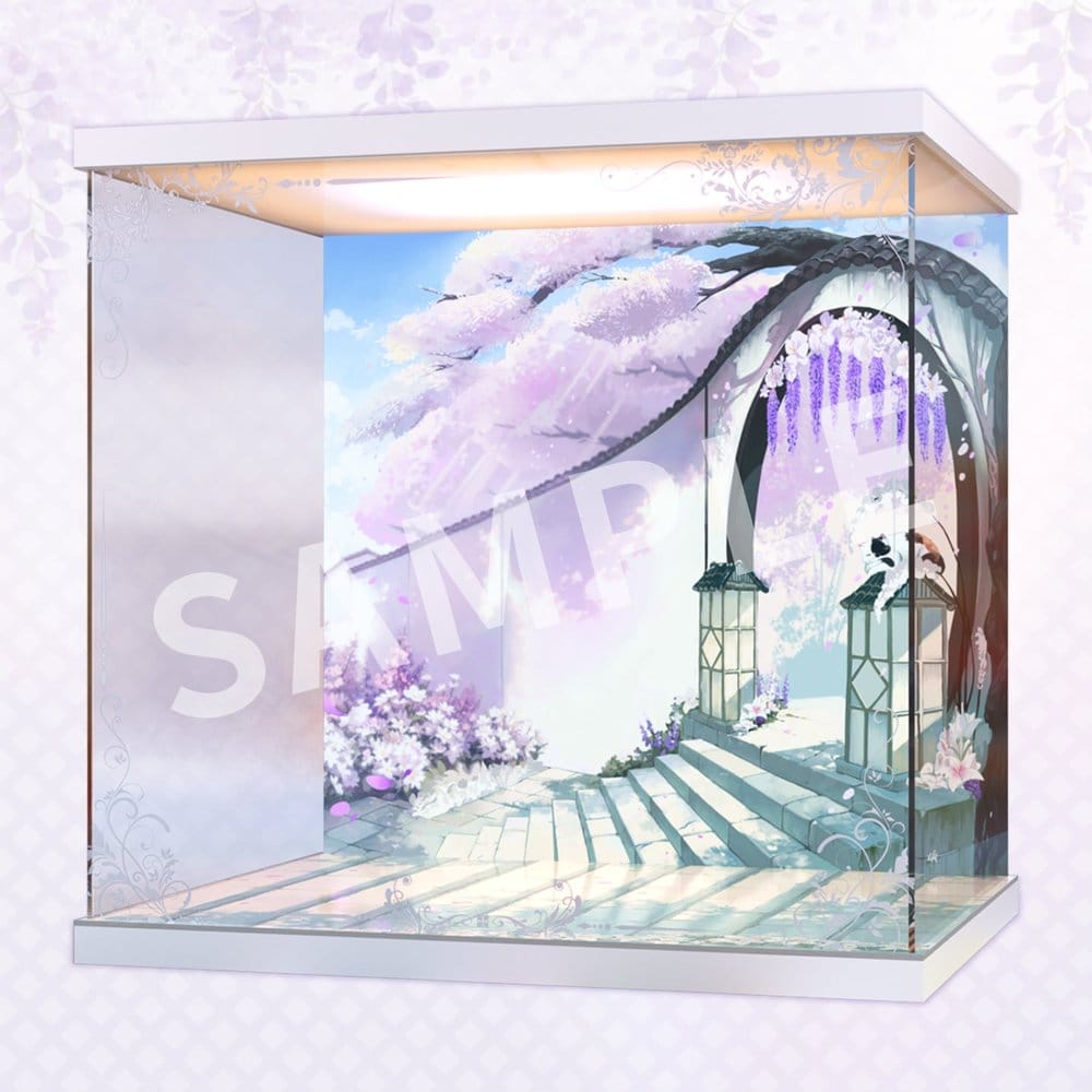 PRE ORDINE - Azur Lane Acrylic LED Display Case for Musashi Purest Wisteria Ver. 47 x 37 x 46 cm