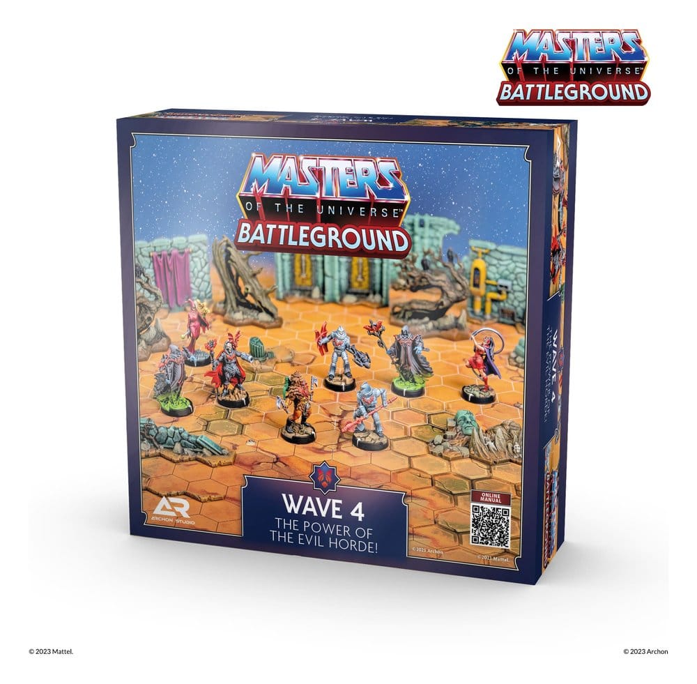 PRE ORDINE - Masters of the Universe: Battleground Miniatures Game Wave 4: The Power of the Evil Horde *French Version*