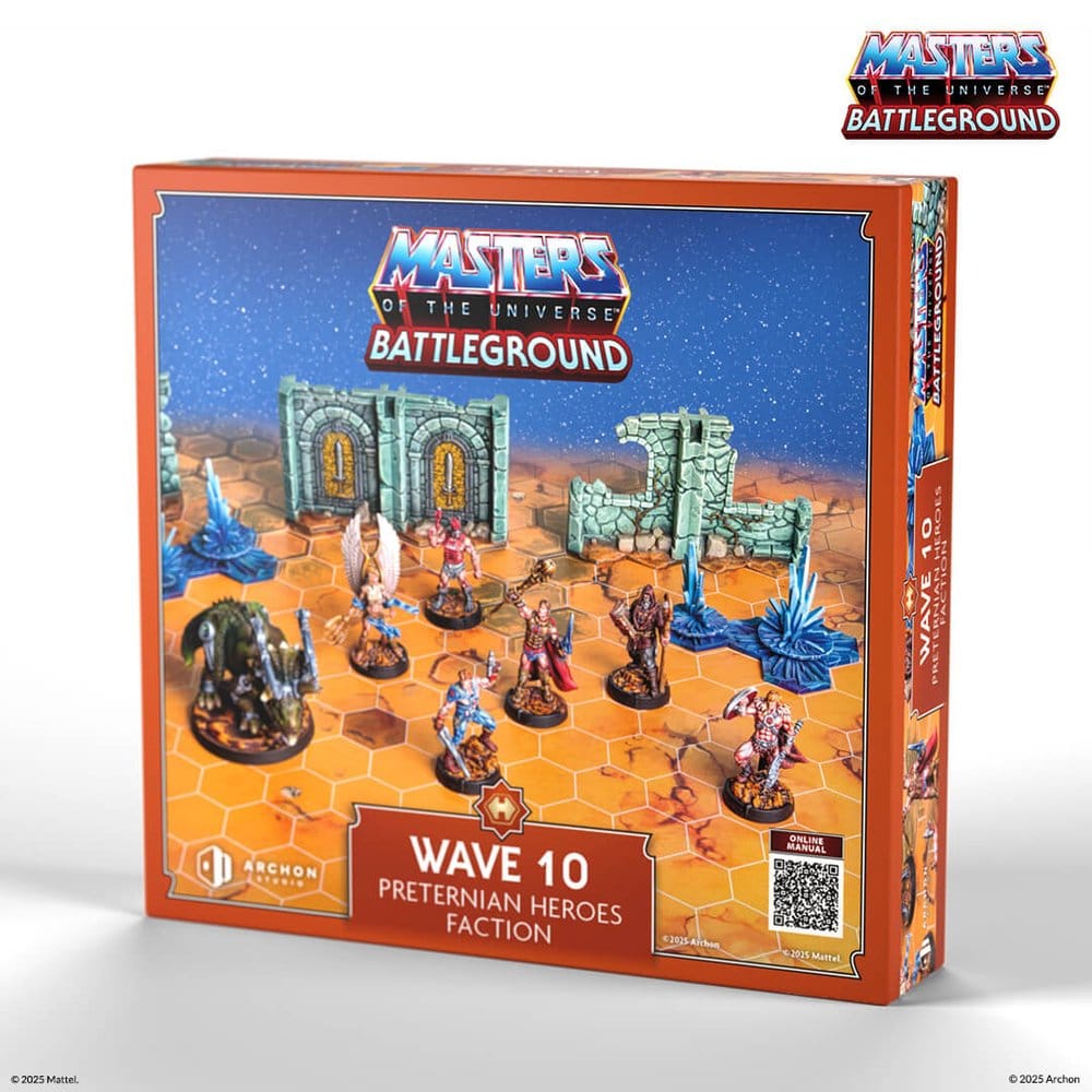 PRE ORDINE - Masters of the Universe: Battleground Miniatures Game Wave 10: Preternian Heroes Faction *Spanish Version*