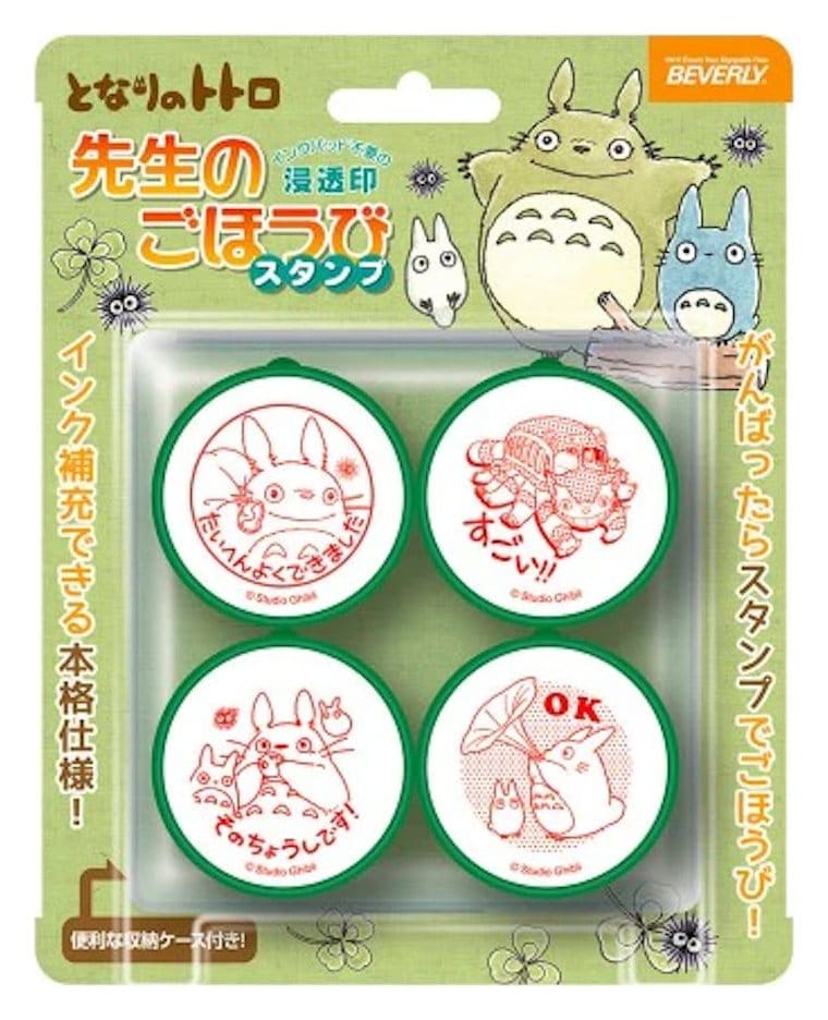 PRE ORDINE - My Neighbor Totoro Stamp Totoro & Catbus Congratulations