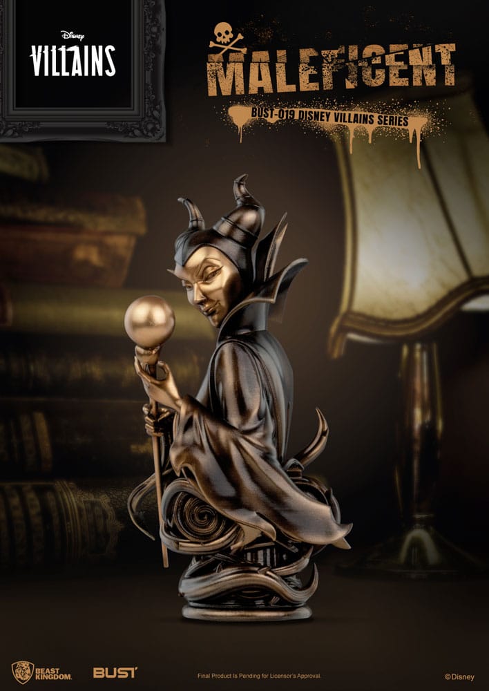 PRE ORDINE - Disney Villains Series PVC Bust Maleficent 16 cm