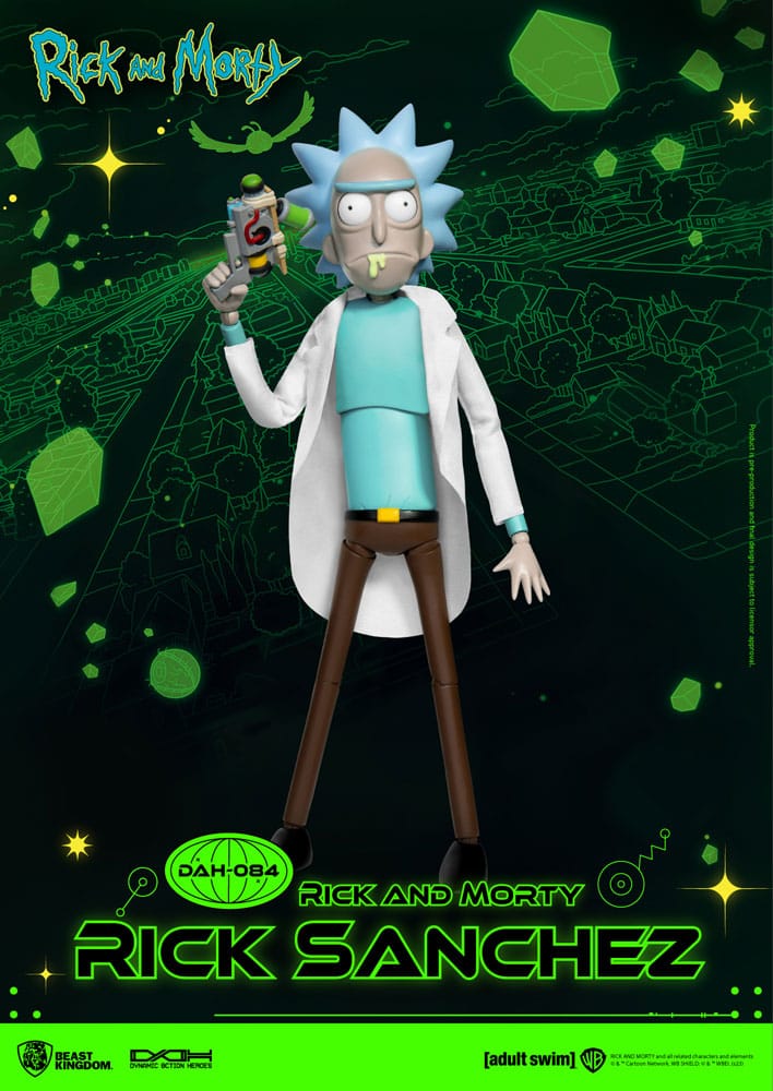 PRE ORDINE - Rick and Morty Dynamic 8ction Heroes Action Figure 1/9 Rick Sanchez 23 cm