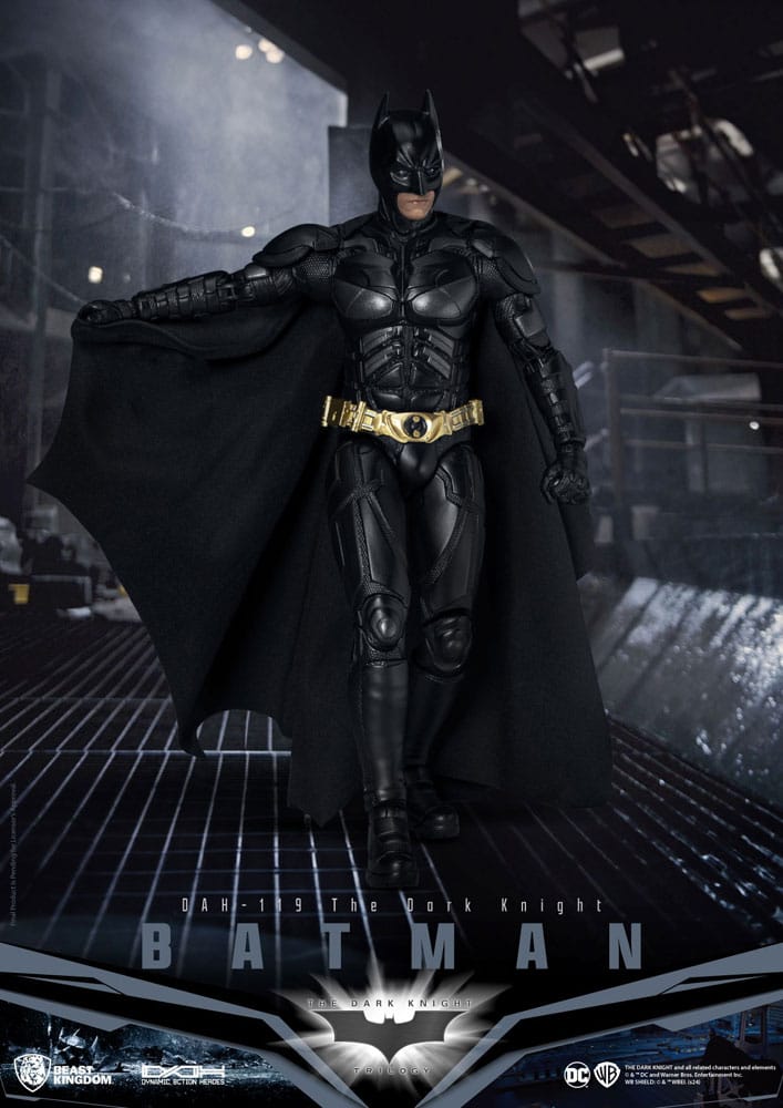 PRE ORDINE - DC Comics Dynamic 8ction Heroes Action Figure 1/9 Batman (The Dark Knight) 21 cm