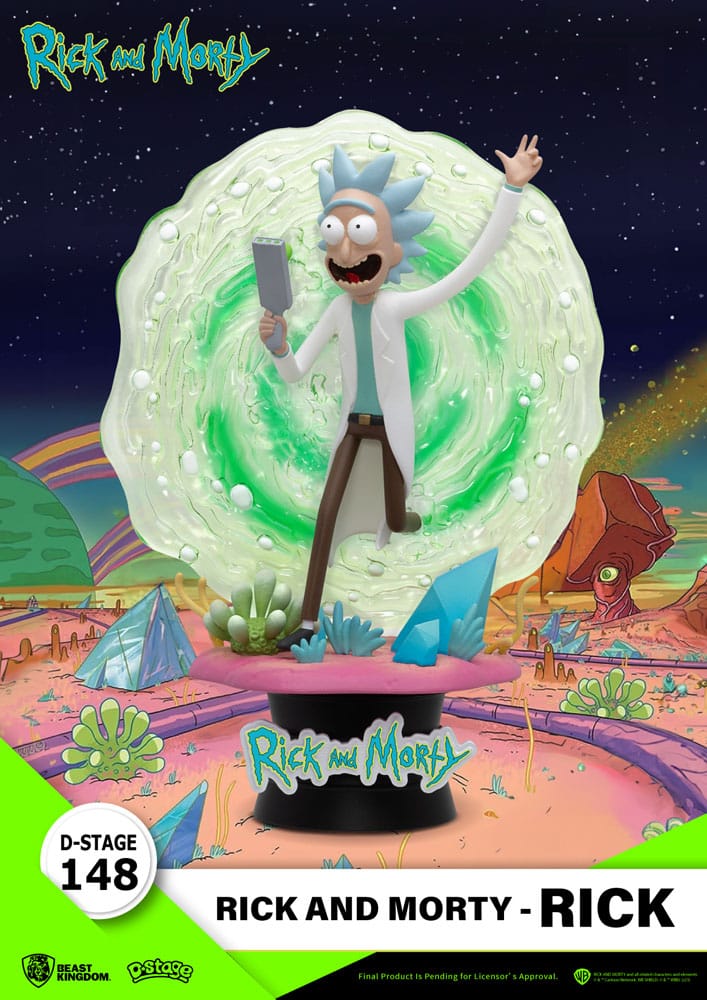 PRE ORDINE - Rick & Morty D-Stage PVC Diorama Rick 14 cm
