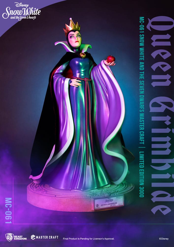 PRE ORDINE - Disney Snow White and the Seven Dwarfs Master Craft Statue Queen Grimhilde 41 cm