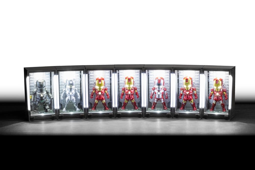 PRE ORDINE - Marvel Mini Egg Mini Figures Iron Man Hall of Armor Blind Box Assortment (6) 8 cm