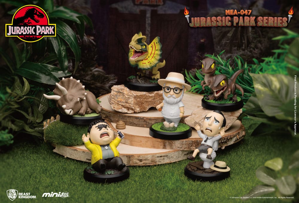 PRE ORDINE - Jurassic Park Mini Egg Attack Figures Jurassic Park Series Set 10 cm