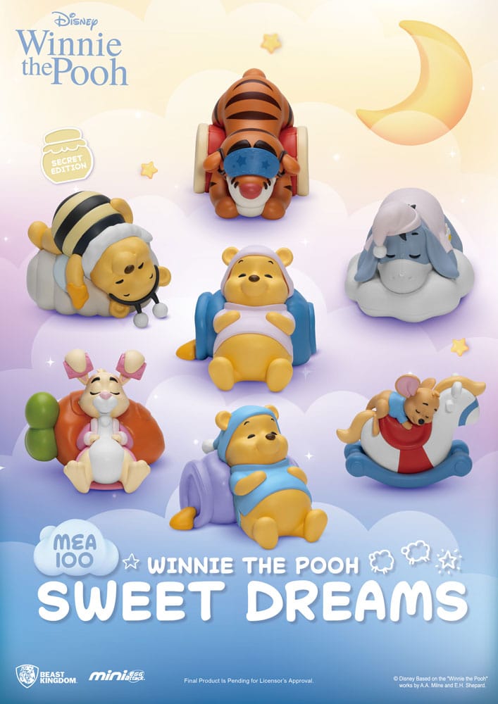 PRE ORDINE - Winnie the Pooh Mini Egg Attack Blind Box Figures sweet dreams 6 cm Assortment (6)