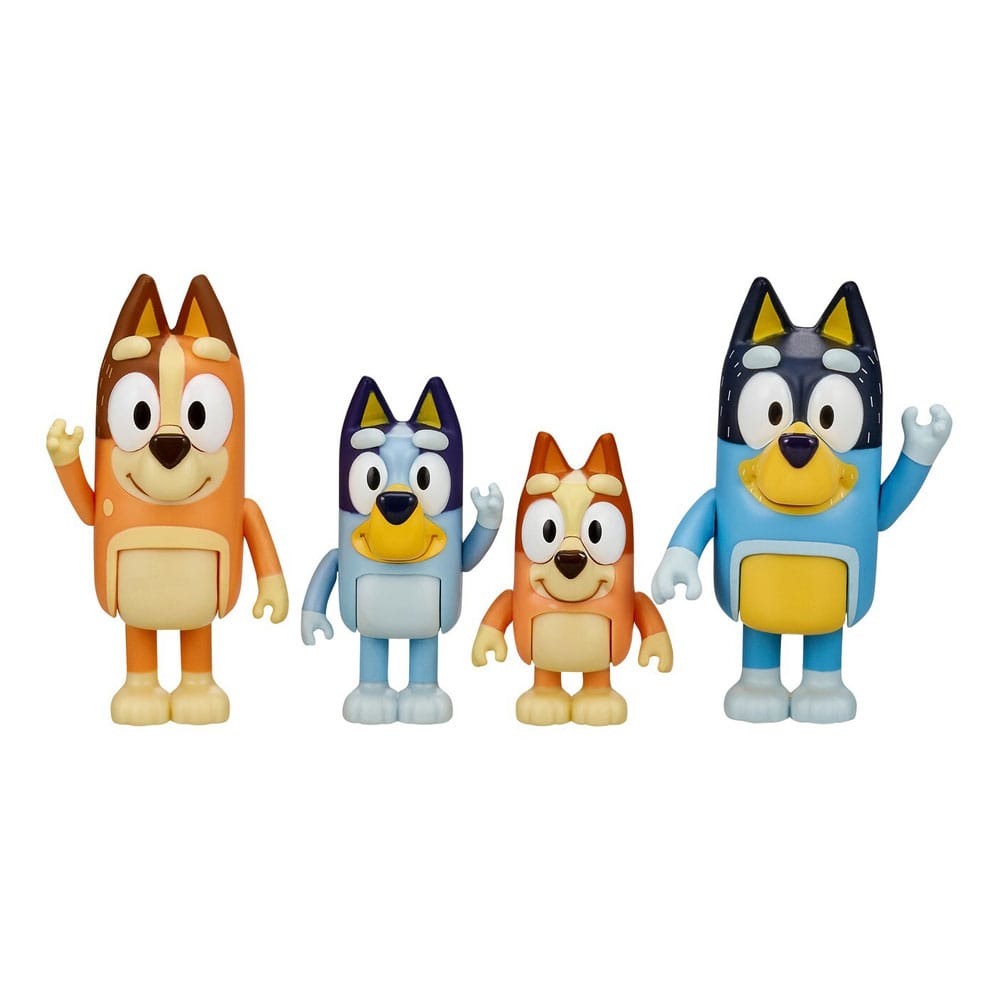 PRE ORDINE - Bluey Action Figures 4-Pack