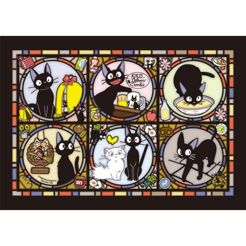 PRE ORDINE - Kiki's Delivery Service Jigsaw Puzzle Stained Glass Jiji's everyday