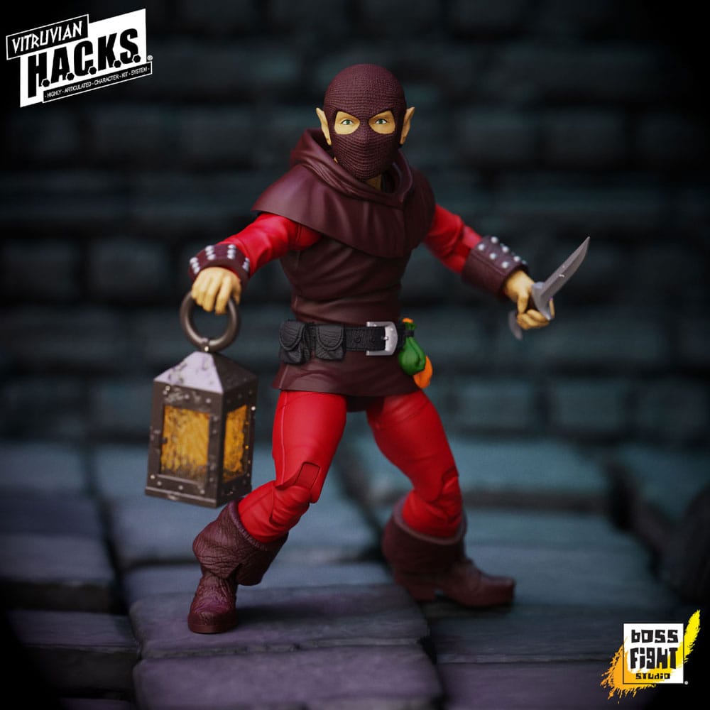 PRE ORDINE - Vitruvian H.A.C.K.S. Action Figure Halfling Scout Dwynn Dellos