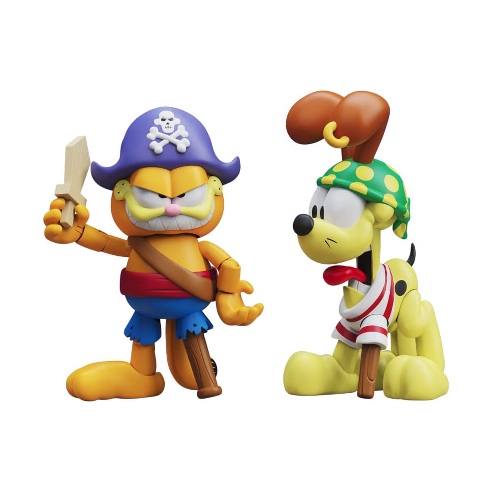 PRE ORDINE - Garfield Action Figures 2 Pack Pirate Garfield and Pirate Odie