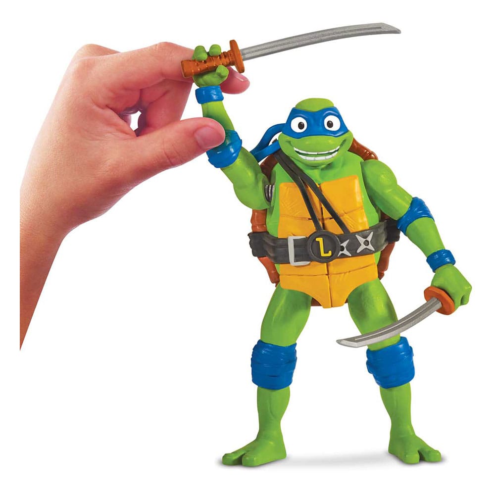 PRE ORDINE - Teenage Mutant Ninja Turtles: Mutant Mayhem Ninja Shouts Action Figure Leonardo 14 cm